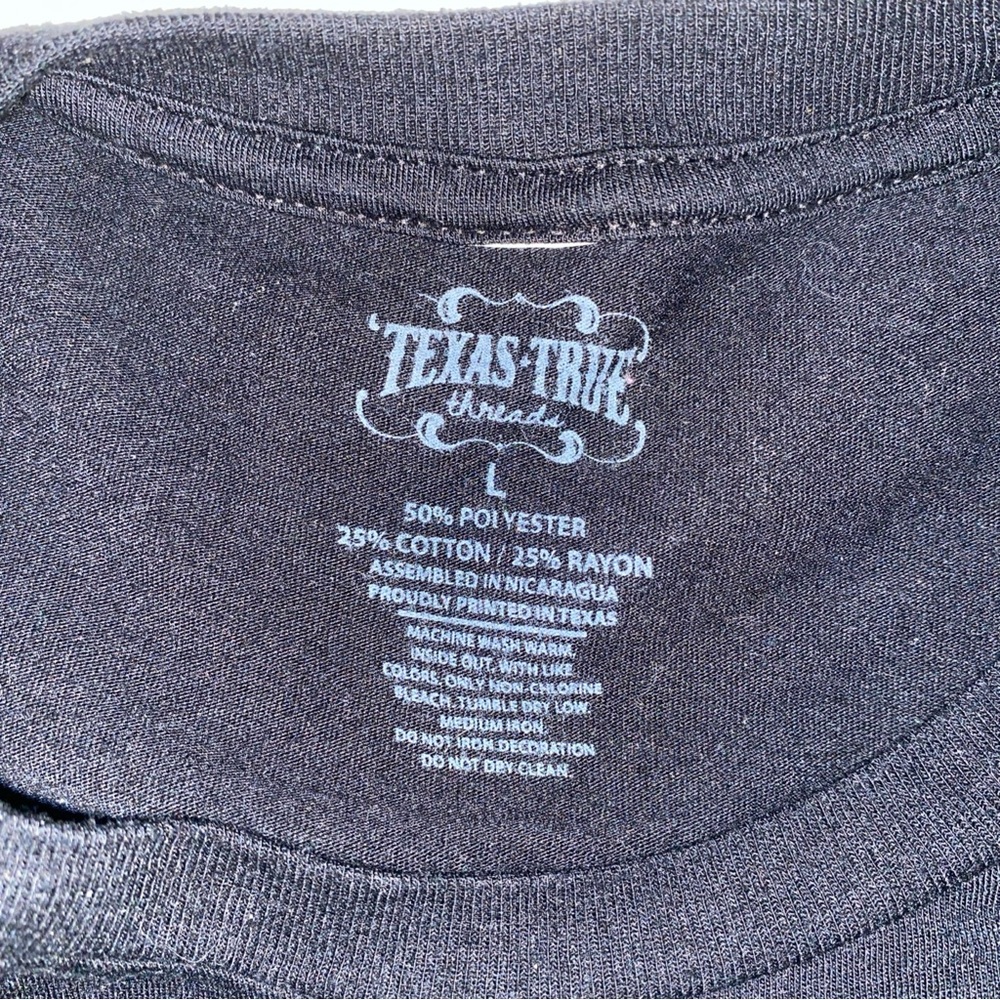 Texas True Threads T Shirt Women’s Size L - Picture 3 of 4